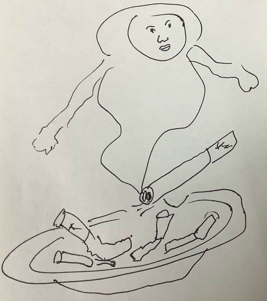 タバコの煙の妖精