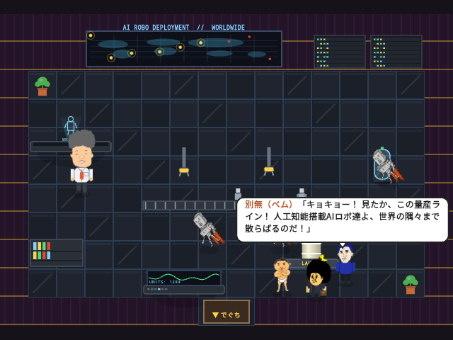 AIロボにより世界征服を企む秘…